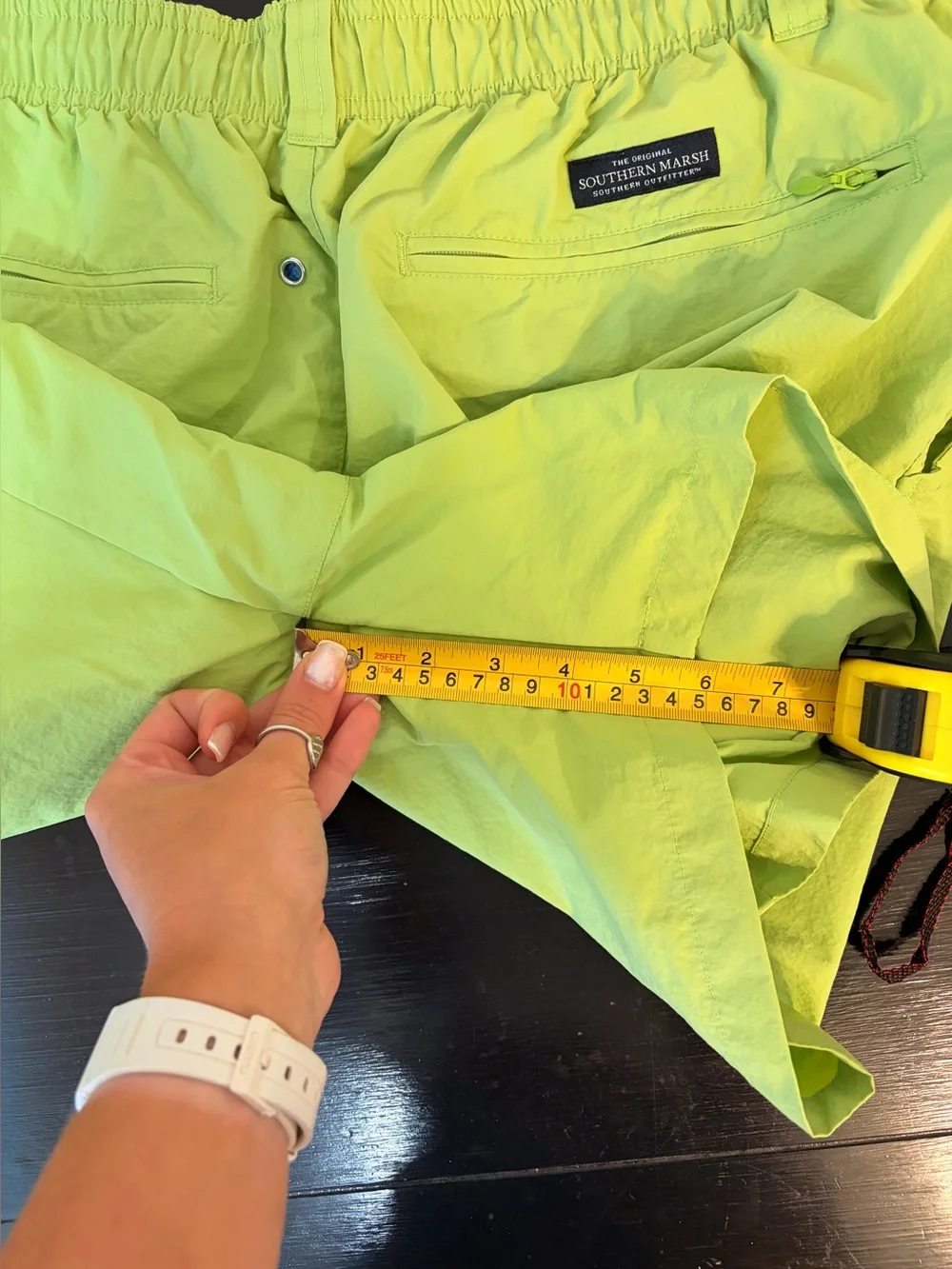 💚 Southern Marsh Men’s Lime Green Swim Trunks 🌊☀️